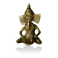 Brass Metal Craft (Dokra) Ganesh - 3 Inches