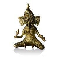 Brass Metal Craft (Dokra) Ganesh - 3 Inches