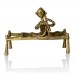 Brass Metal Craft (Dokra) Lady Sitting on a Bed