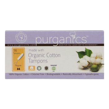 Purganics Organic Cotton Tampons Regular
