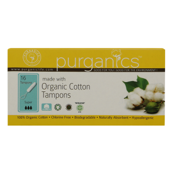 Purganics Organic Cotton Tampons Super