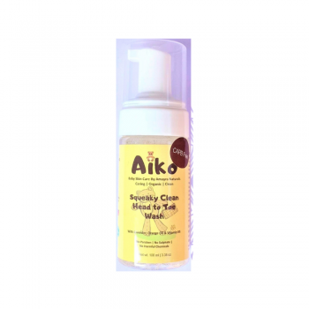 Amayra Naturals Aiko Squeaky Clean Head to Toe Wash - 100 ML