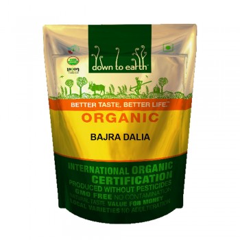 Down to Earth Organic Bajra Dalia - 500 GMS