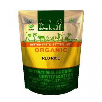 Down to Earth Organic Red Rice - 500 GMS