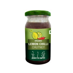 Down to Earth Organic Lemon Chilli Chutney