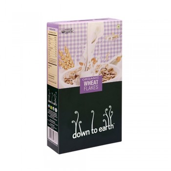 Down to Earth Organic Wheat Flakes - 350 GMS