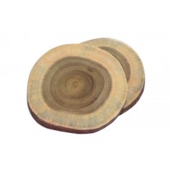 Wooden Table Coasters - Set of 2