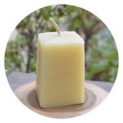 100% Pure Beeswax Square Shaped Candle