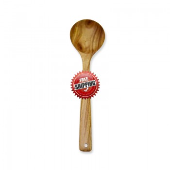 Premium & Natural Wood-made Curry Serving Ladle - 1 PC