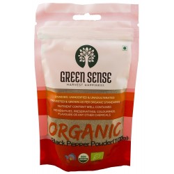 Green Sense Organic Black Pepper Powder/Kali Mirch - 100 GMS