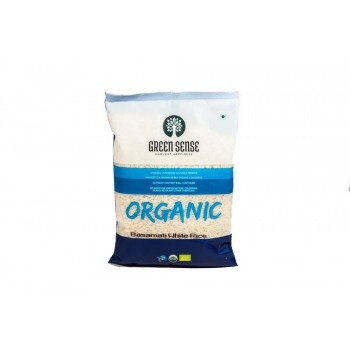 Green Sense Organic Basmati White Rice - 500 GMS