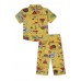 GreenApple Organic Cotton Boy's Nightsuit with A Travel Story