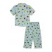 GreenApple Organic Cotton Boy's Nightsuits with Candies and Icecream Cone