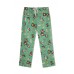 GreenApple Organic Cotton Mom Pyjama Green Color with Bats,Soccer Ball,Basket Ball
