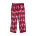 GreenApple Organic Cotton Mom Pyjama Red Color with Swinging Monkeys
