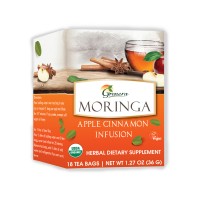 Grenera Organic Moringa Apple Cinnamon Infusion Tea - 18 Tea Bags