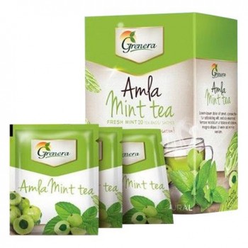Grenera Organic Amla Mint Tea - 20 Tea Bags
