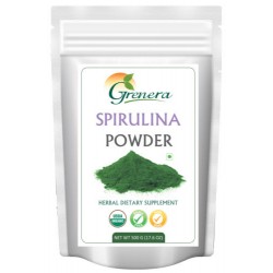 Grenera Organic Spirulina Powder - 500 GMS