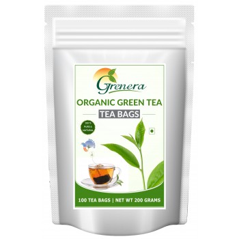 Grenera Organic Green Tea - 100 Tea Bags