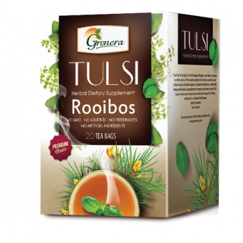 Grenera Organic Tulsi Rooibos Infusion Tea - 20 Tea Bags
