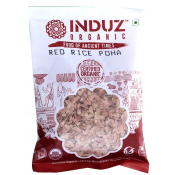 Induz Organic Red Rice Poha - 250 GMS