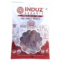 Induz Organic Red Chilli Whole - 50 GMS