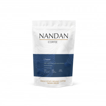 Nandan Coffee Organic Roasters L'lmore Light Roast for French Press, Pour Over, Cold Brew 100% Arabica 250gms
