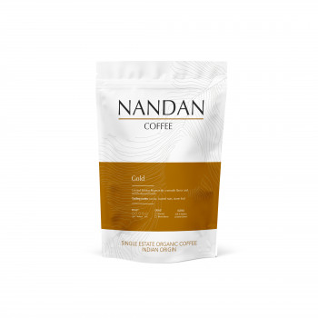 Nandan Coffee Organic Roasters Gold Premium Limited Edition Roasted Arabica 250gms