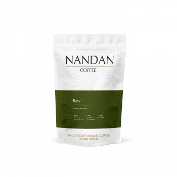 Nandan Coffee Organic Roasters Raw Green/Unroasted Beans 100% Arabica 500gms (Whole Beans)