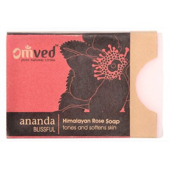 Omved Himalayan Rose Soap (tones and softens skin) - 125 GMS