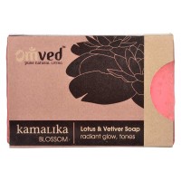 Omved Lotus & Vetiver Soap (radiant glow, tones) - 125 GMS
