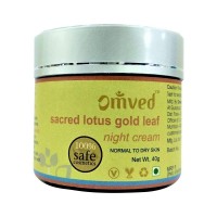 Omved Sacred Lotus Gold Leaf Night Cream - 40 GMS