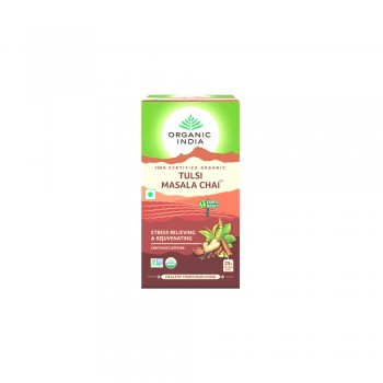 Organic India Tulsi Masala Chai Tea - 25 Tea Bags