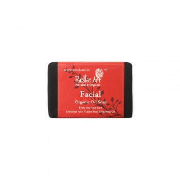 Rustic Art Organic Facial Soap - 100 GMS