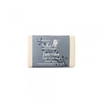 Rustic Art Organic Jasmine Soap - 100 GMS