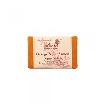 Rustic Art Orange & Cinnamon Soap - 100 GMS