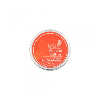 Rustic Art Almond Saffron Lip Moisturizer - 9 GMS
