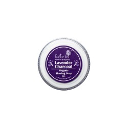 Rustic Art Lavender Charcoal Shaving Soap - 50 GMS